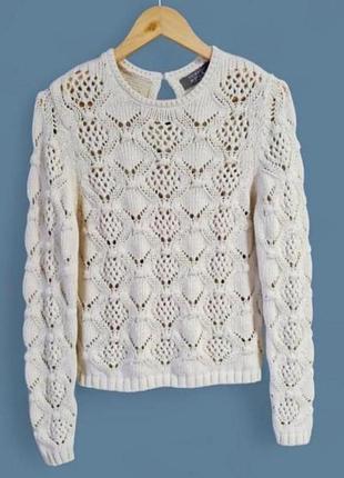 Кружевной свитер свитер джемпер 7