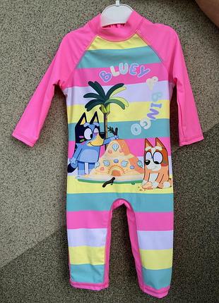 Купальный комбинезон для девочки 2/3 года