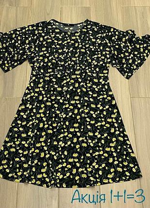 Платье мини v by very в цветочный принт