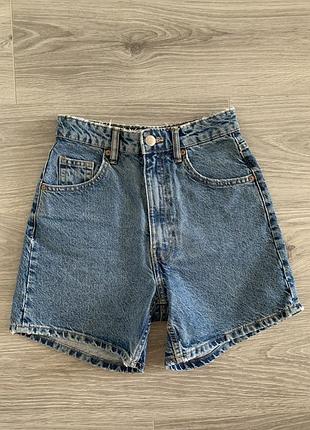 Zara джинсові шорти 34 розмір