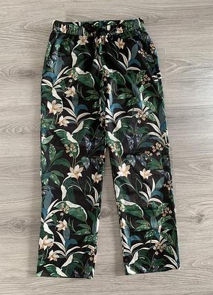 Boux avenue сатиновые атласные брюки на резинке 10 - размер