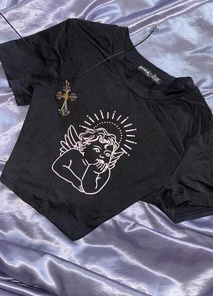 Чарівний y2k топ з янголом