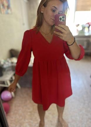 Сукня червона повсякденна розмір м