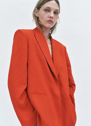 Яркий жакет оверсайз zara