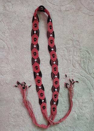 Пояс из бисера