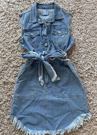 Джинсова сукня