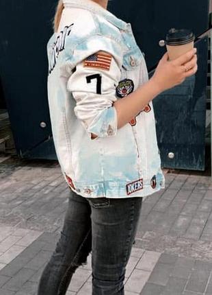 Куртка джинсова унісекс,розмір l