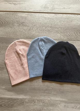 Подаійна шапка в рубчик демі