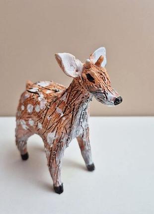 Керамическая статуэтка | маленькая косуля| декор предохраняет