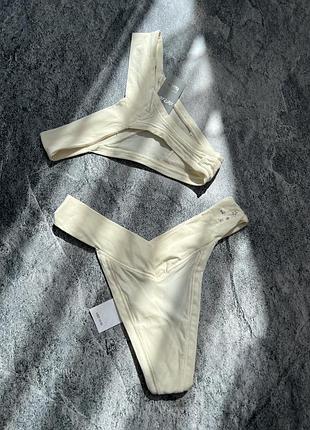 Жіночі трусики стрінги (танга) від американського бренду american eagle (aerie)