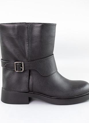 Ботинки женские байка 593042 черные