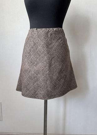 Спідниця міні вовна