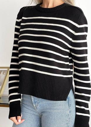 Жіночий светр у смужку, кофта