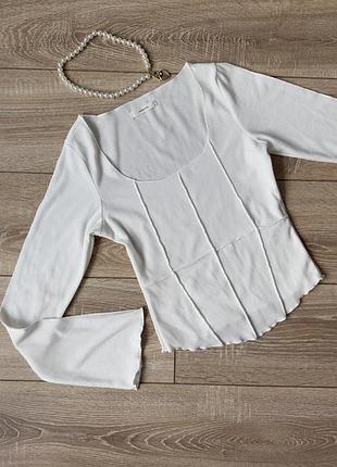 Кофтинка лонгслів в рубчик reserved