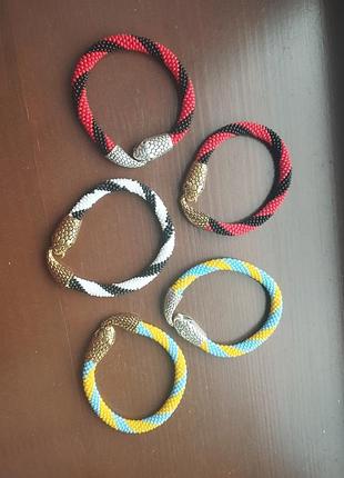 Распродажа браслетов жгутов с фурнитурой змея