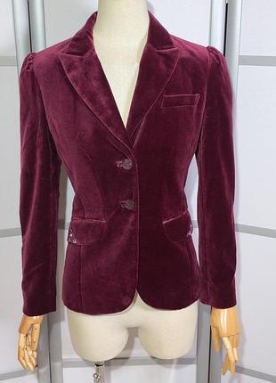 Robert graham американський бренд  пропонує вишуканий еклектичний стиль на ринку моди
елегантний оксамитовий жакет винного кольору