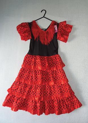 Платье цыганки,испанки.цыганское платье на 8-9 лет