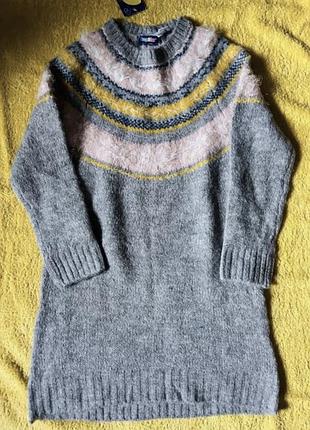 Тепла в’язана сукня- туніка  lupilu