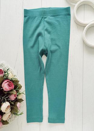 2,3 года, рост 92,98 новые лосины в рубчик артикул: 24350 бренд: george (джордж)