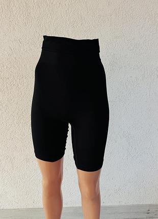Шорти утягуючі висока посадка м l чорні корегуюча білизна утяжка