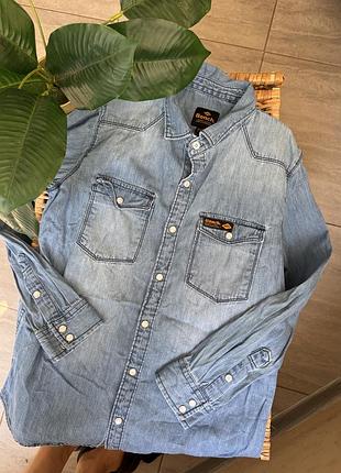 Джинсова сорочка для хлопчика