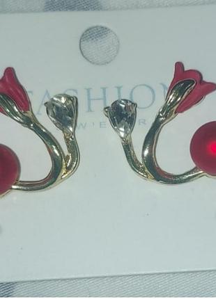 Серьги гвоздики 4