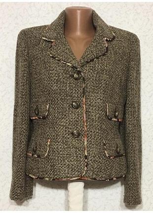 Жакет пиджак женский твидовый