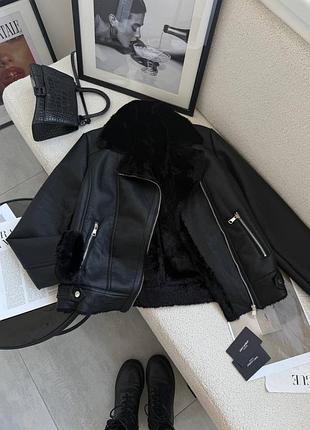 Тепла дублянка куртка курточка