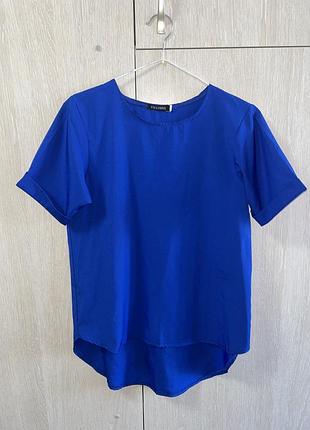 Блуза ❣️ жіноча б/у синя м/44
