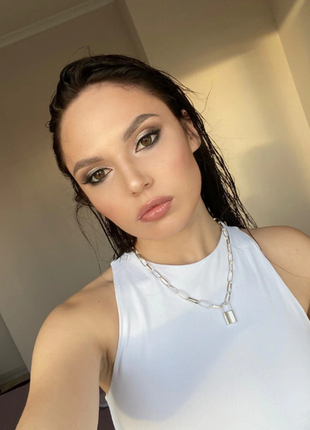 Стильный аксессуар на шею, кулон, цепь с замком, 💣тренд сезона💣