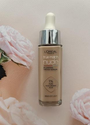 Тонувальна сироватка l’oréal paris true match nude