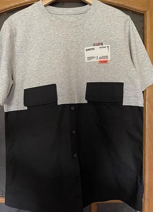 Интересная футболка-блузка