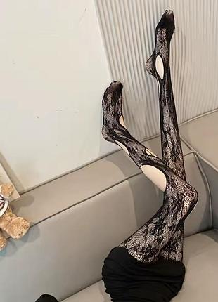 Колготки рвані модні нові колготки в готичному стилі