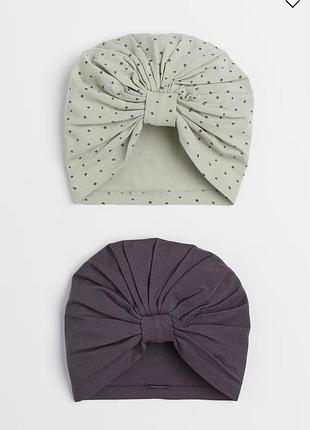Ідеальні шапки тюрбани на початок осені на 1-2 роки