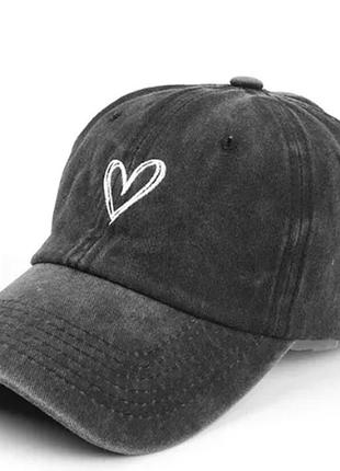 Летняя женская кепка, трендовая женская бейсболка, кепка на лето серая женские кепки в тренде модные графитова