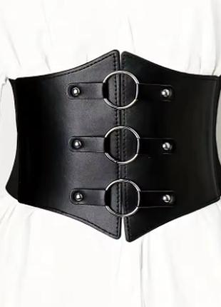 Корсет женский из эко-кожи пояс с регулировкой