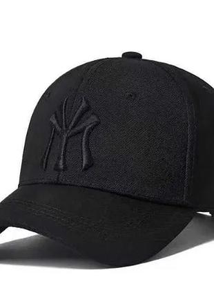 Бейсболка нью йорк кепка на лето new york чёрного цвета с логотипом