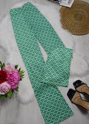 Лосины лосины леггинсы клешни в принт брюки