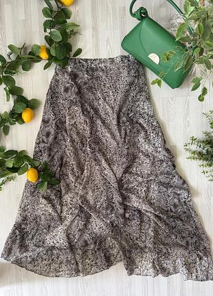 Цікава юбка зміїний принт плюс сайз