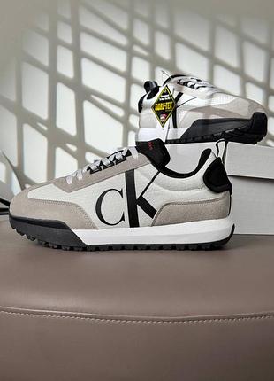 Мужские кроссовки calvin klein457x light grey white