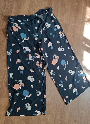 Новые вискозные широкие брюки палаццо m&amp;s большой размер