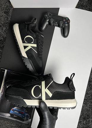 Мужские кроссовки calvin klein457 black white
