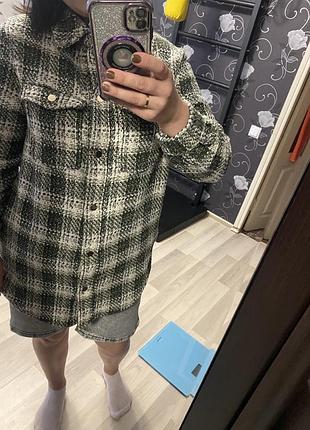 Твідова сорочка -куртка бренду f&f