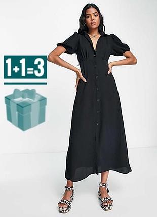 Довга сукня на ґудзиках asos батал 20