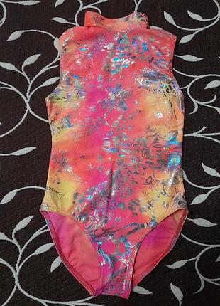 Купальник гімнастичний на дівчинку 6-7 років, фірмовий