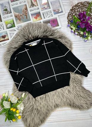 Свитер 200, р.13-14,15-16, вязкая, черный