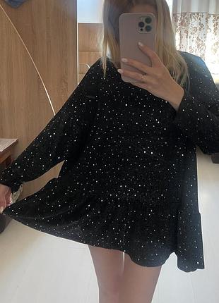 Блискуча сукня-туніка blue vanilla