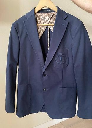 Пиджак мужской arber синий