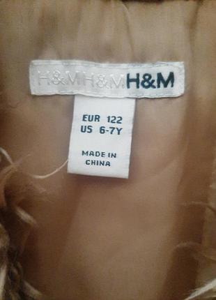 Дублянка на дівчинку 122 см h&m 3