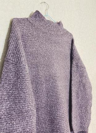 Платье свитер с разрезами по бокам2 фото